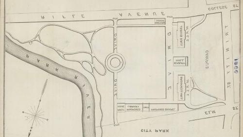 博彩平台网址大全市中心旧校区地图，1866年起